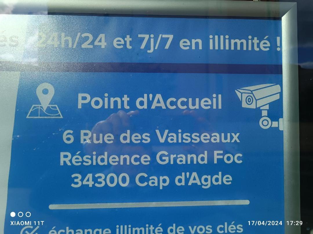 Studio Au Cap D'Agde Dans Les Pinedes Экстерьер фото